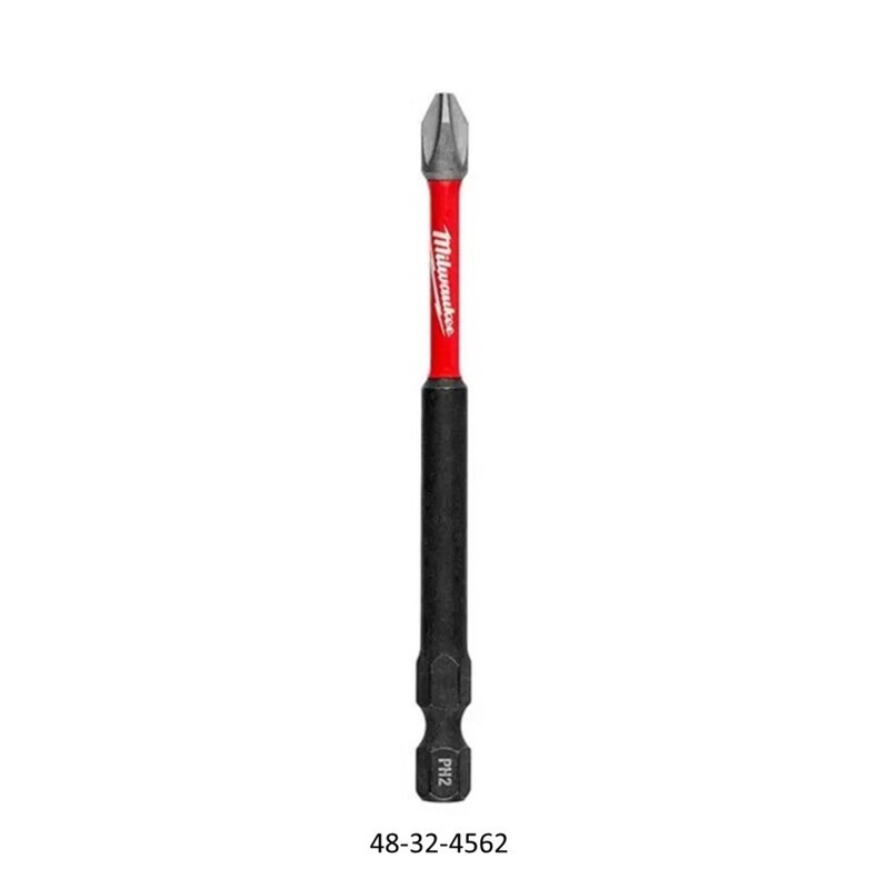 Punta de impacto PH2 de 3-1/2" Entrada hexagonal