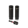 Juego de 3 pzas de dados prodfundos SAE con boca de 1/2" de 6 puntas SHOKWAVE impact Duty