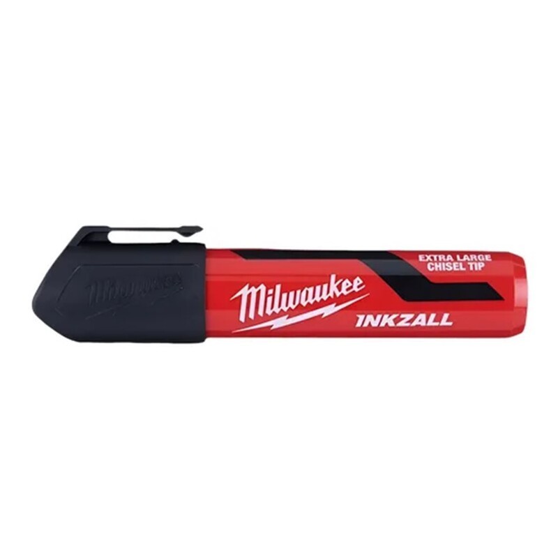 Marcador negro con punta de cincel extra grande INKZALL