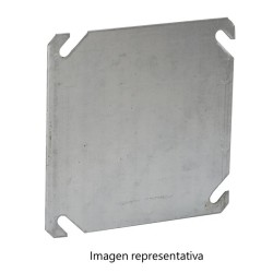 tapa cuadrada de 4" ciega...
