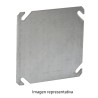 tapa cuadrada de 4" ciega  de 3/4"