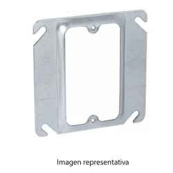 sobretapa cuadrada de 4",...