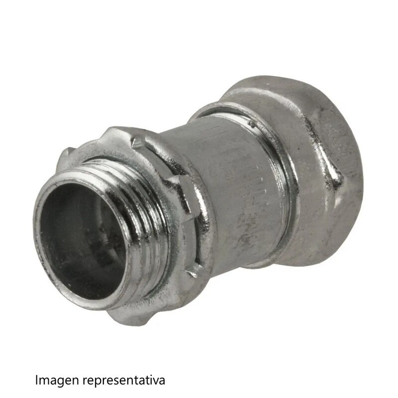 conector de compresion de 1 1/4", para tuberia pared delgada