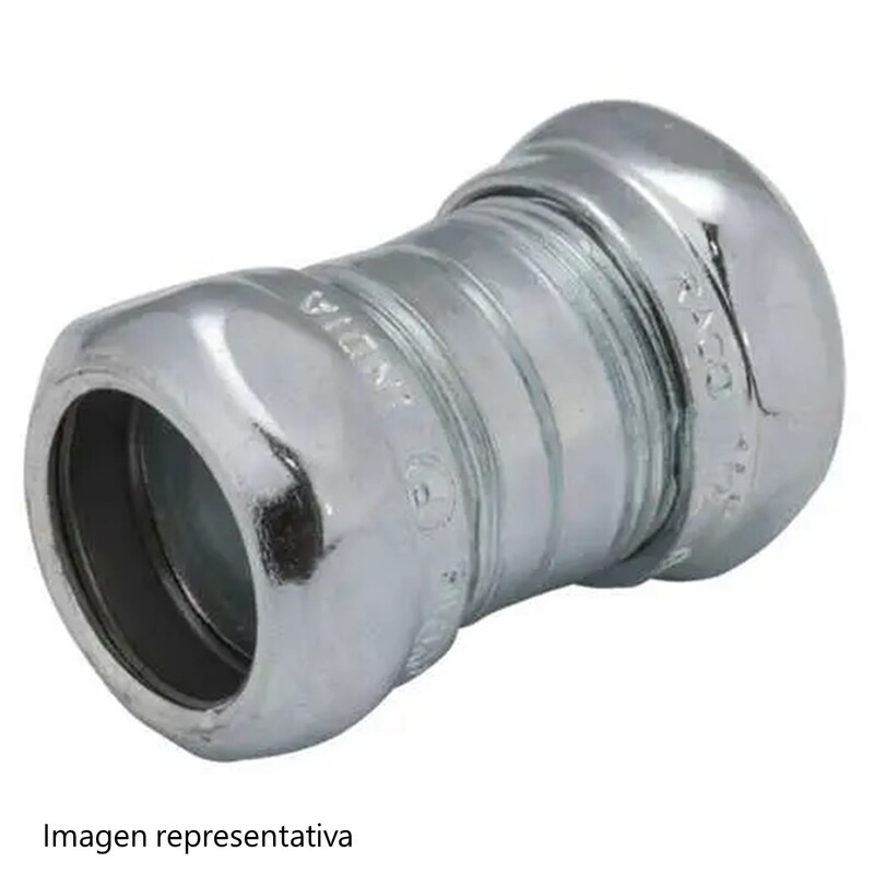 cople de compresion de 1/2", para tuberia pared delgada
