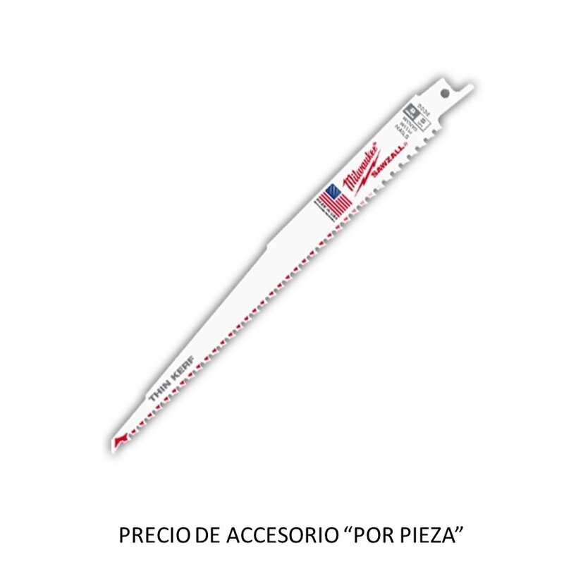 Hojas Sawzall® de 9" y 5 TPI (venta por una pieza suelta)
