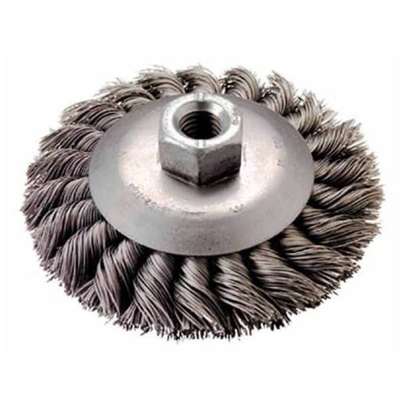 Cepillo carda biselado de 4" - Acero de carbono