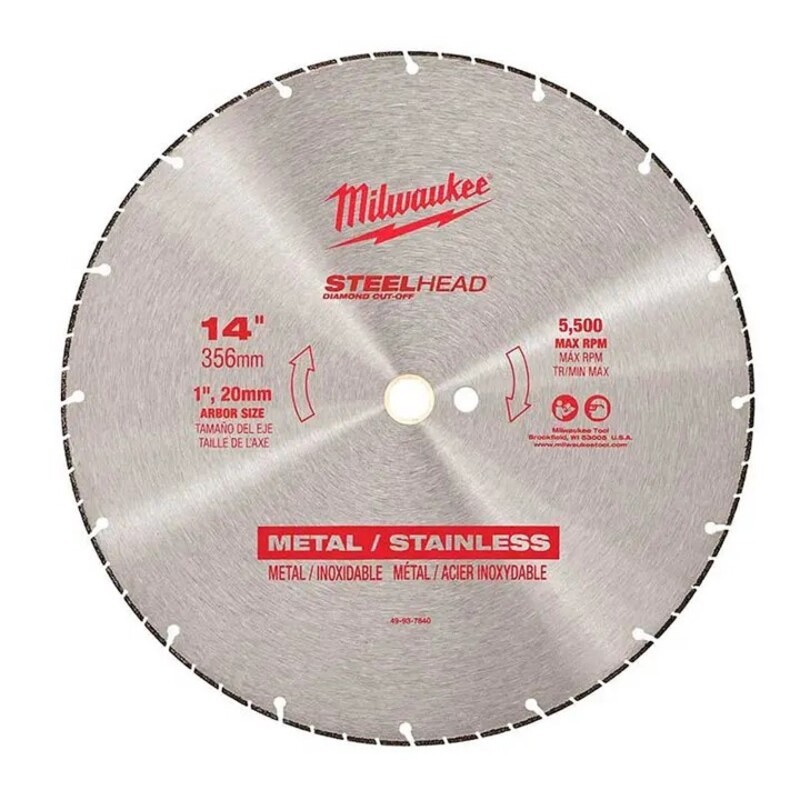 Disco Diamantado de 14" para Corte de Metal